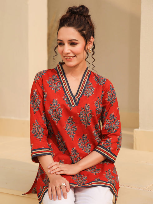 Print Cotton Top
